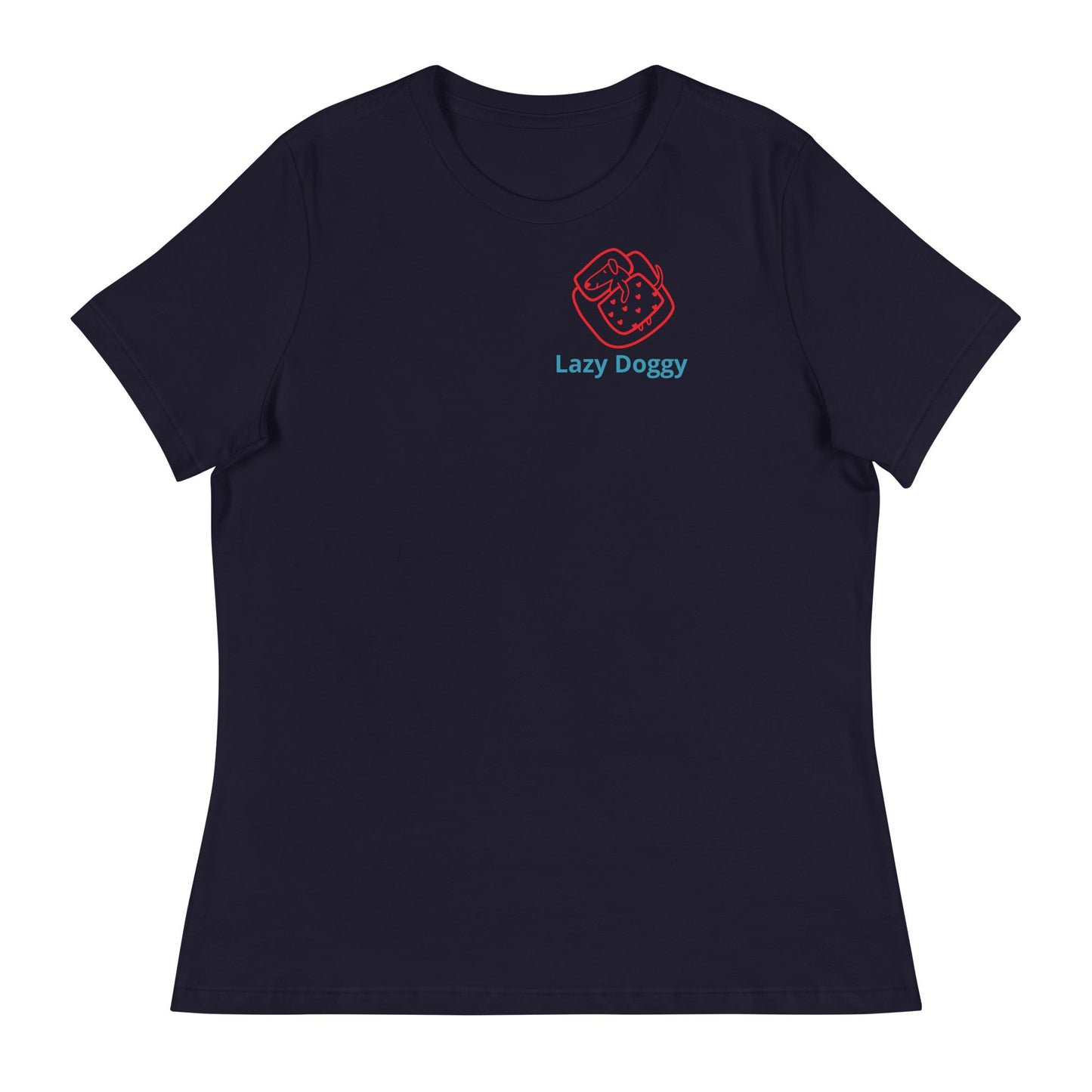 Women's Relaxed Sleeping T-Shirt - Lazy Doggy