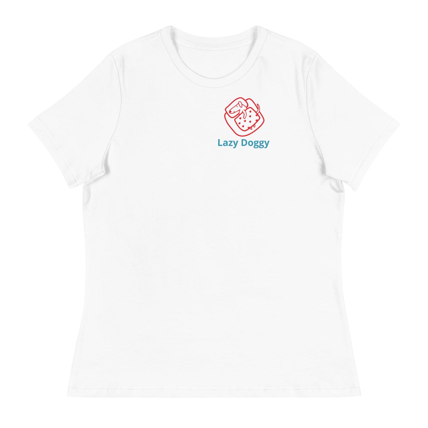 Women's Relaxed Sleeping T-Shirt - Lazy Doggy