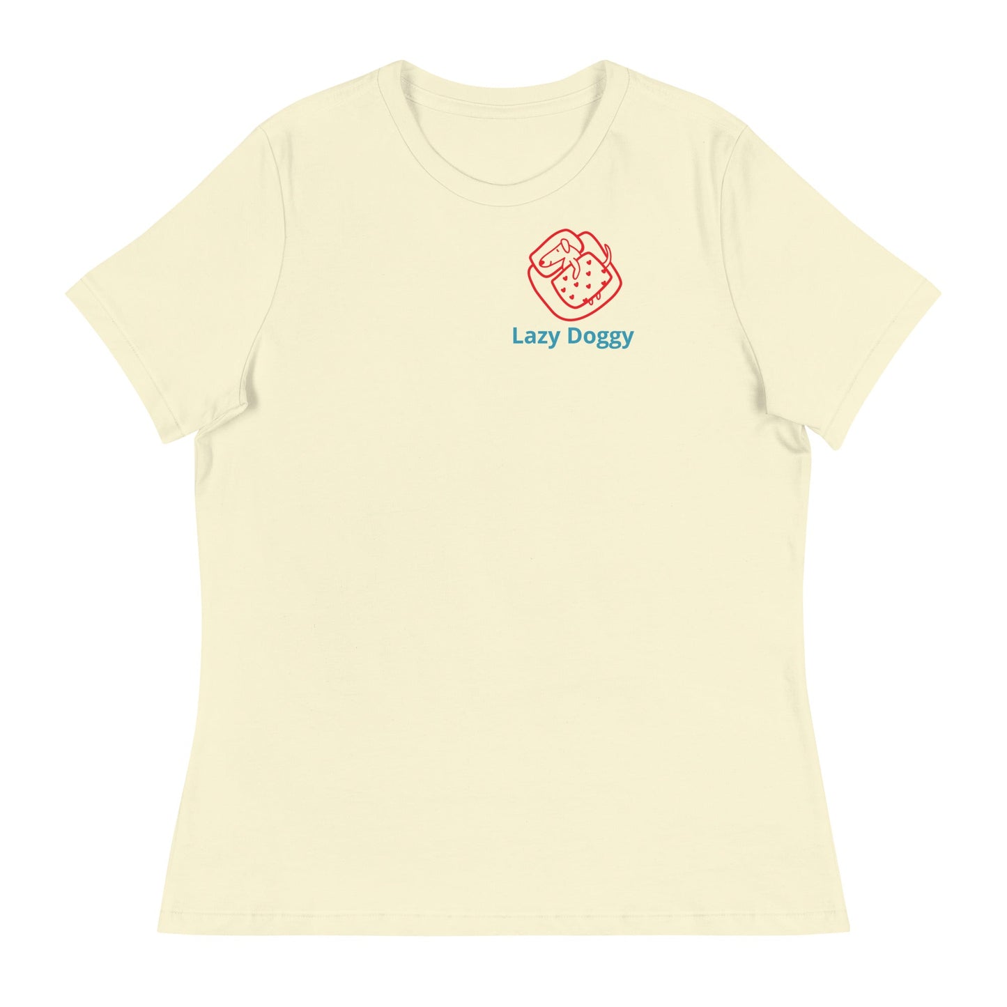 Women's Relaxed Sleeping T-Shirt - Lazy Doggy